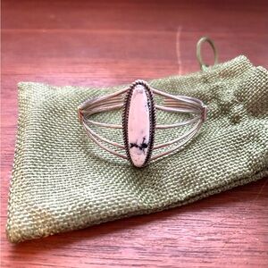 Buffalo Turquoise Sterling Silver Cuff Bracelet